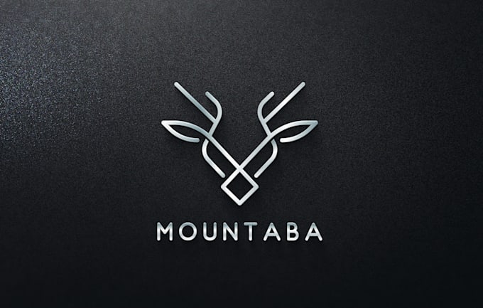 design 3d minimalist and modern business logo