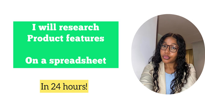 research different software features in a spreadsheet