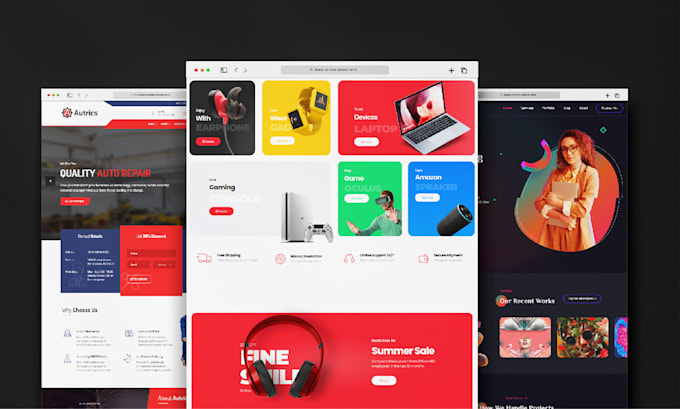 Create responsive website using html css bootstrap by Faraz_dev_ | Fiverr