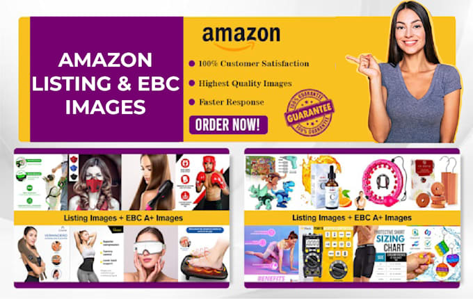create amazon product listing images, shopify, ebc design
