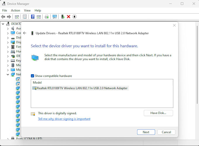 update your device drivers