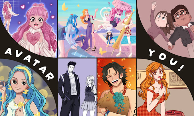 draw your original character, fanarts or avatar