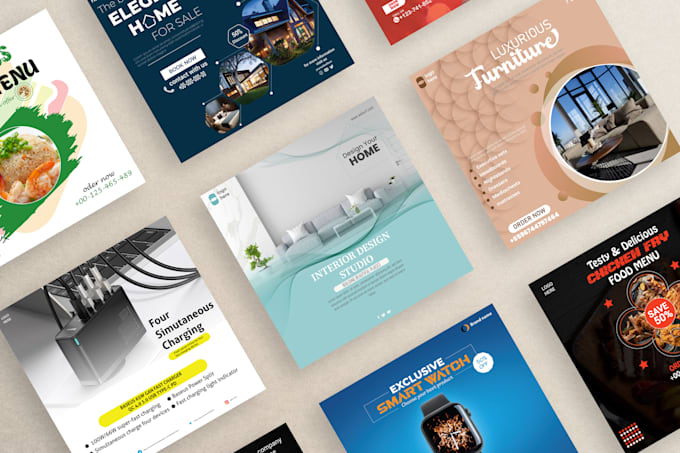 do web, social media and custom banner designs for you
