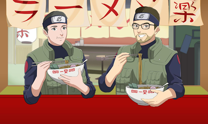 draw you in naruto style