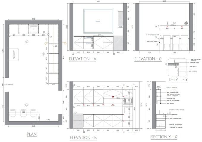 create modern functional kitchen design