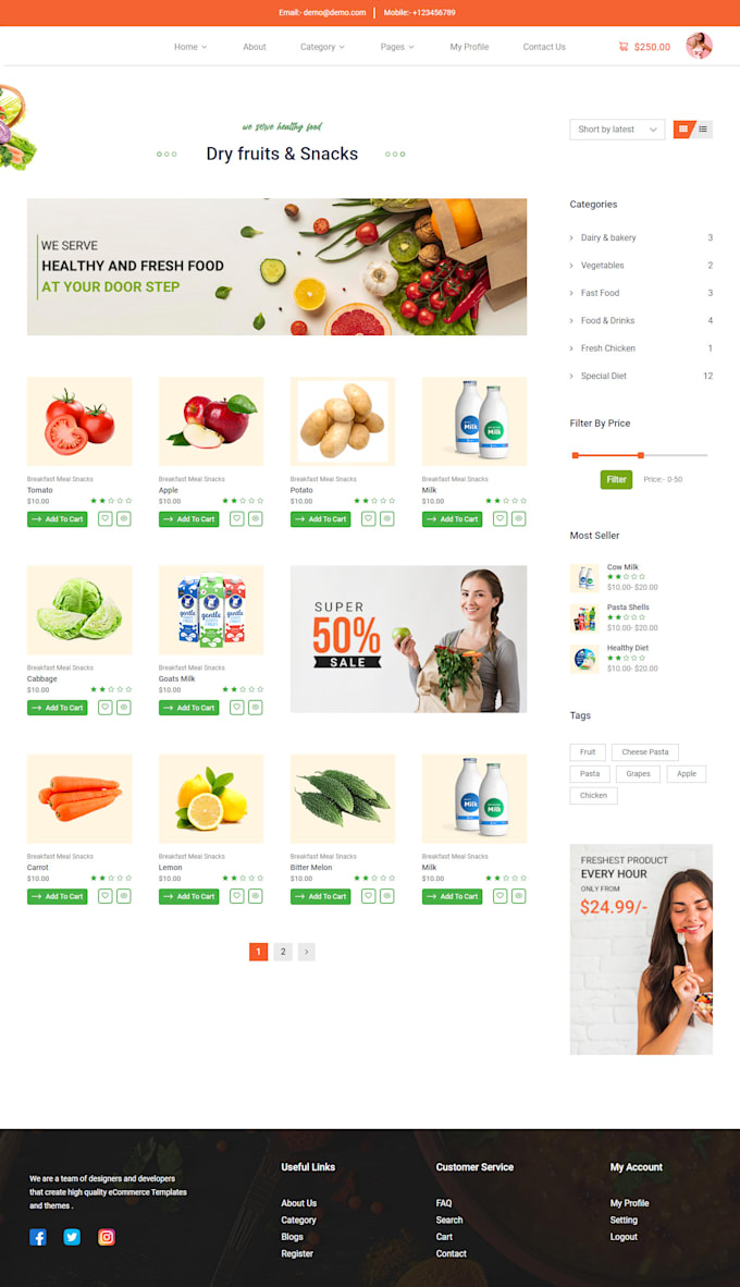 build professional modern web design using HTML CSS and js