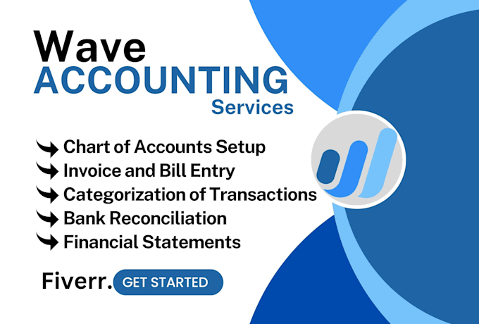 do financial accounting and bookkeeping services on waveapps