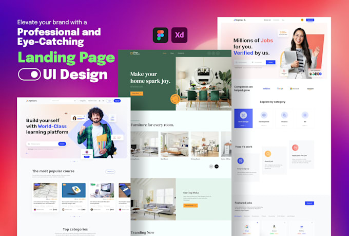 Design a high converting landing page for your website by Lp_experts ...