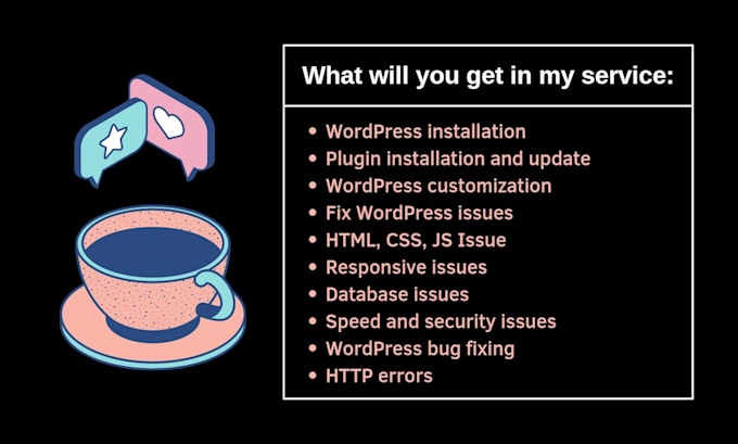 help to fix and maintenance your wordpress website
