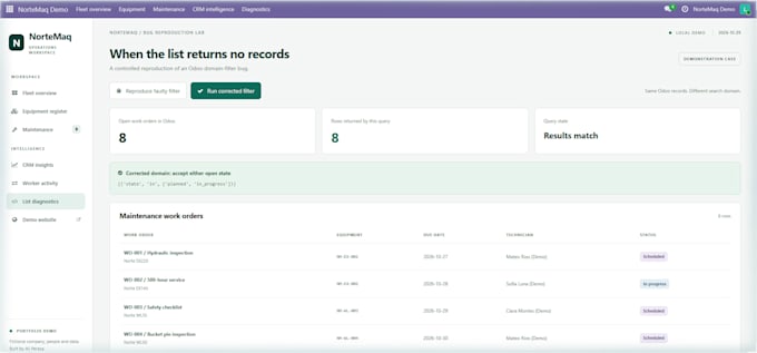 fix odoo bugs, errors and broken reports