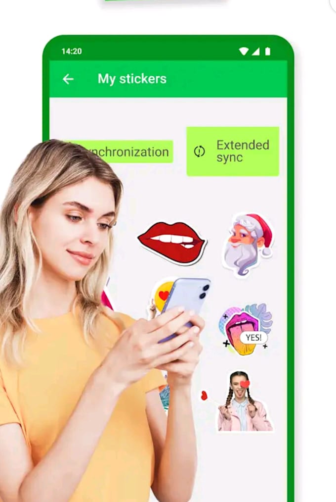 Design stickers for whatsapp by Zainawan181 Fiverr