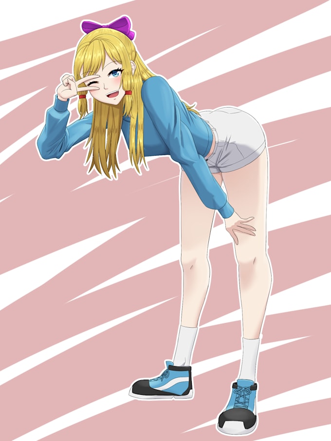 draw anime style art illustration
