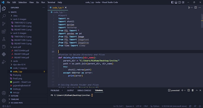 Code python applications, programs and scripts for you by Ridham2910 ...