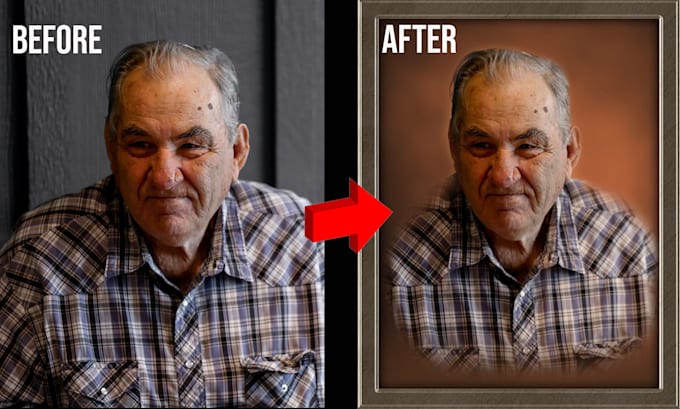 make memorial and funeral portrait of your deceased one