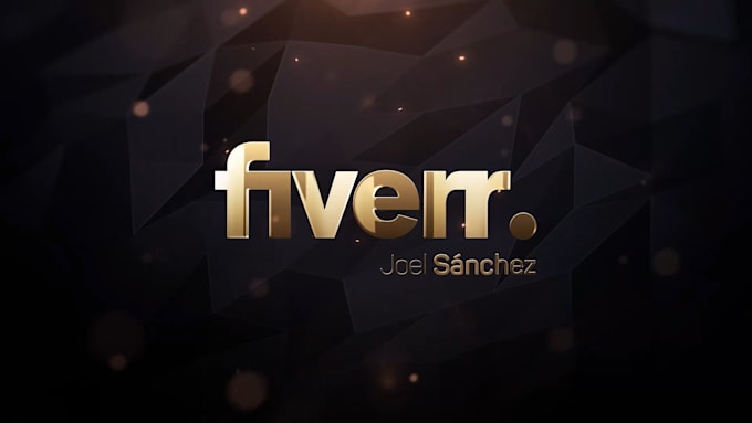 intro 3d logo animación