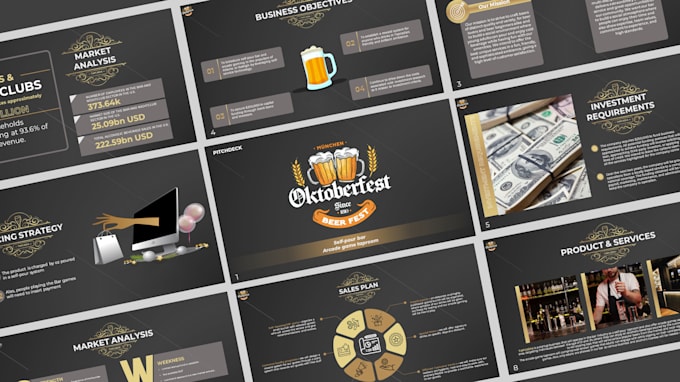 design professional powerpoint presentation and pitch deck