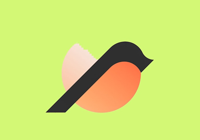 design bird logo with my creative thinking