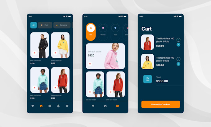 Design a professional app ui ux that enhances user engagement by The ...