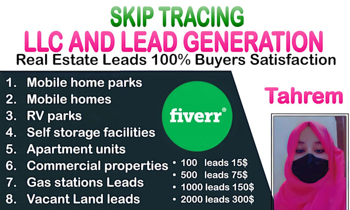 provide you self storage properties owners lists with skip tracing