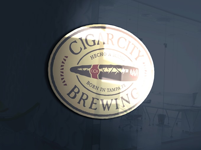 do premium cigar lounge logo, labels with creative concepts