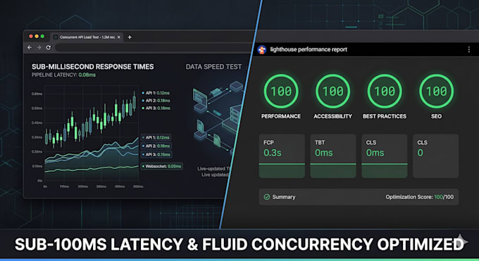 build high performance real time user and admin dashboards