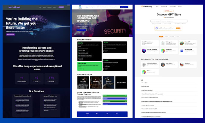 design wordpress website or redesign website with elementor