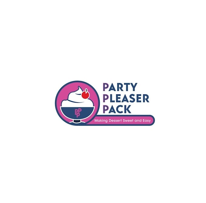 make an awesome ice cream shops new logo for their dessert pack
