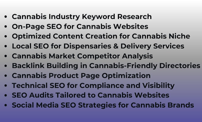 do local white hat cannabis, marijuana, hemp and cbd SEO