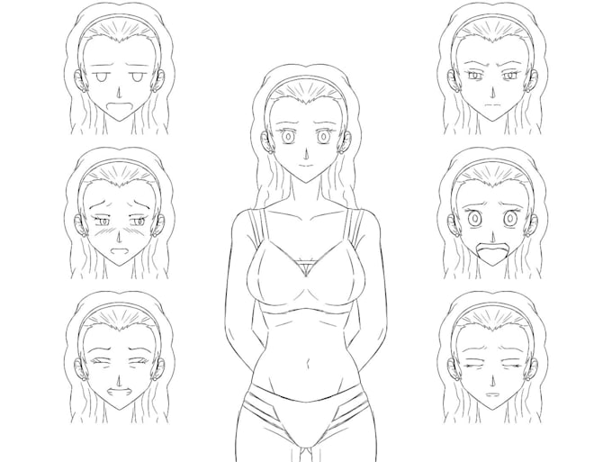 create visual novel or rpg character art for your game