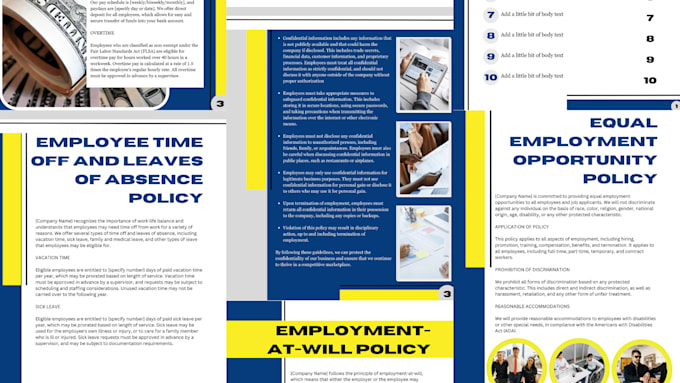create a custom business presentation with your content