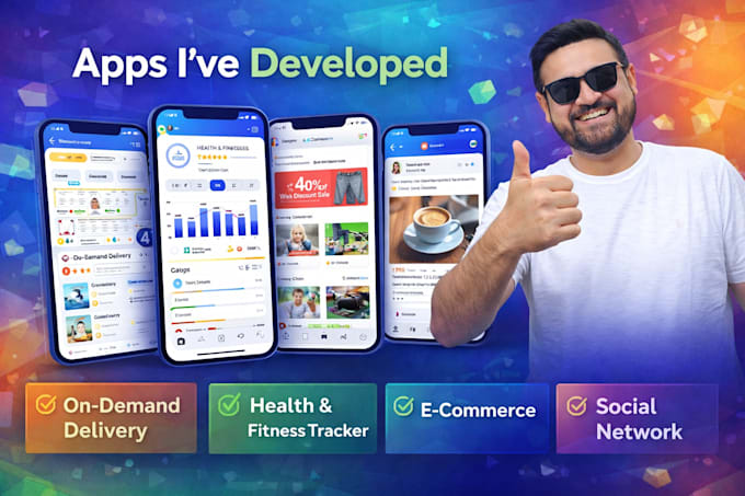 do mobile app development ios android app as a  react native app developer