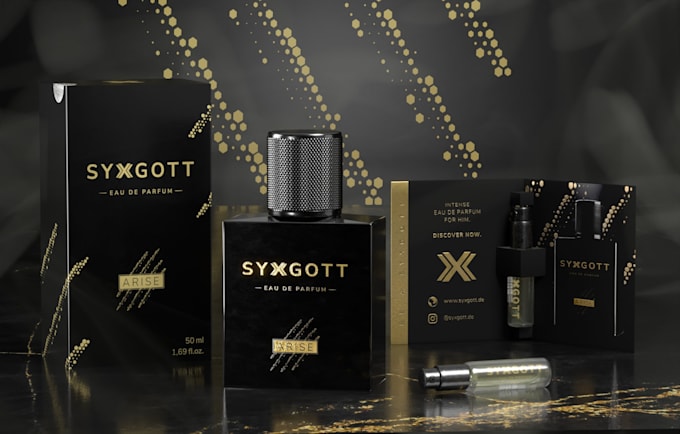 create luxury 3d perfume bottle rendering and fragrance cgi for ecommerce
