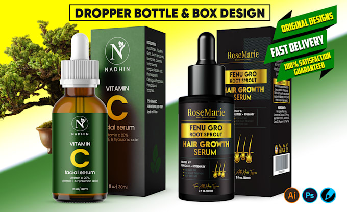 do bottle label, cbd label, skincare label, product label, packaging, 3d mockup