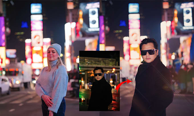 do face swap and body swap in photoshop