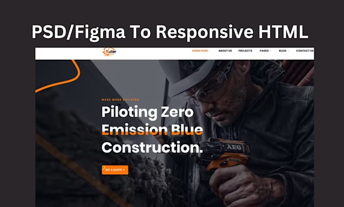 convert figma to html or xd to html or psd to html css