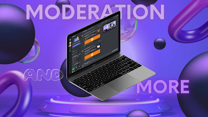 create and moderate a professional discord server for you