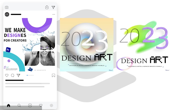 Design attractive social media post design by Esigngraphic | Fiverr