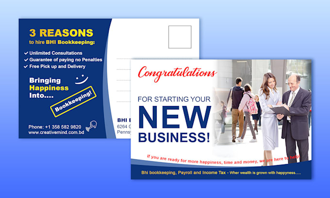design handyman, construction, plumber flyer, postcard design, eddm postcard