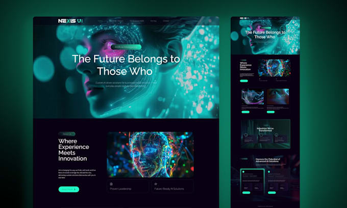 web design and build a custom responsive wordpress website