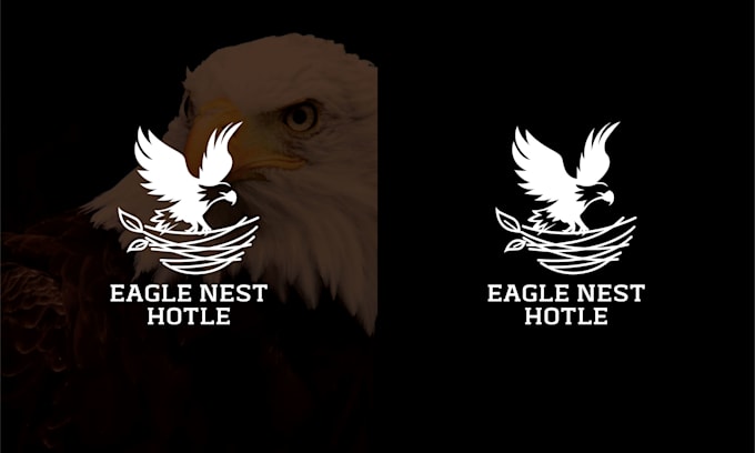 create modern line art text or badge logo design