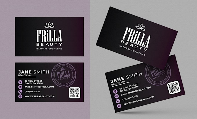 do minimalist, modern, luxury business card design