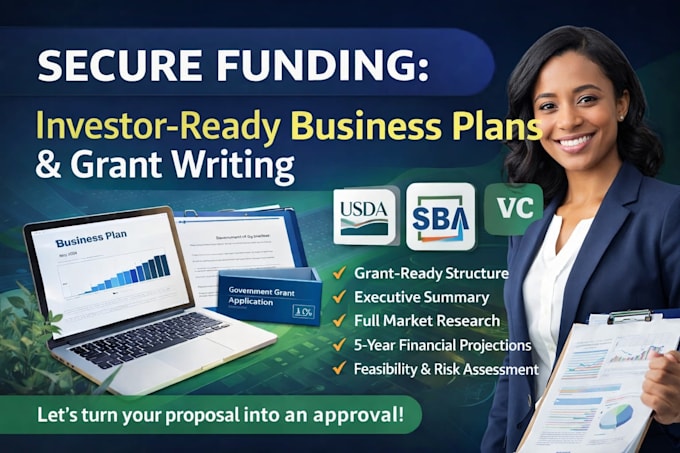 review and improve business plans and market analysis reports