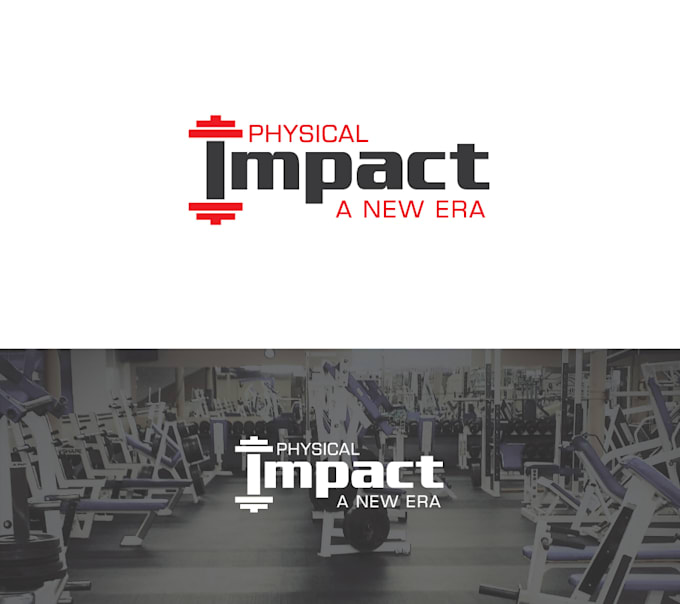 provide a modern impressive gym logo