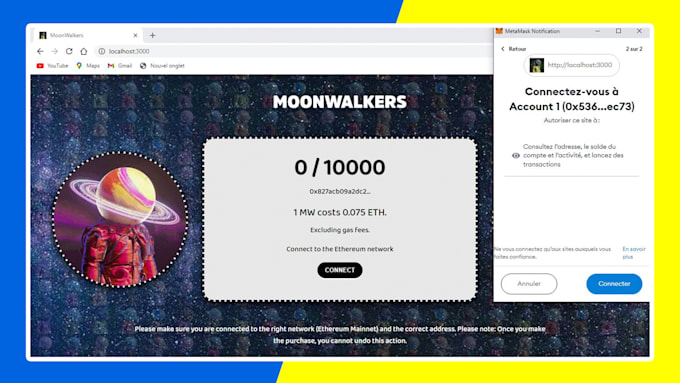 create an nft minting dapp on ethereum or polygon