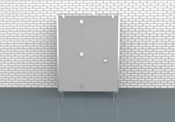 design 3d sanitary items with animation