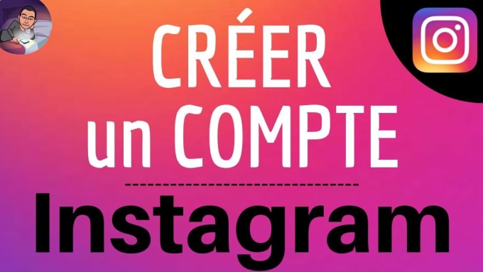 Creer un compt instagram pro by Montassirelatla | Fiverr