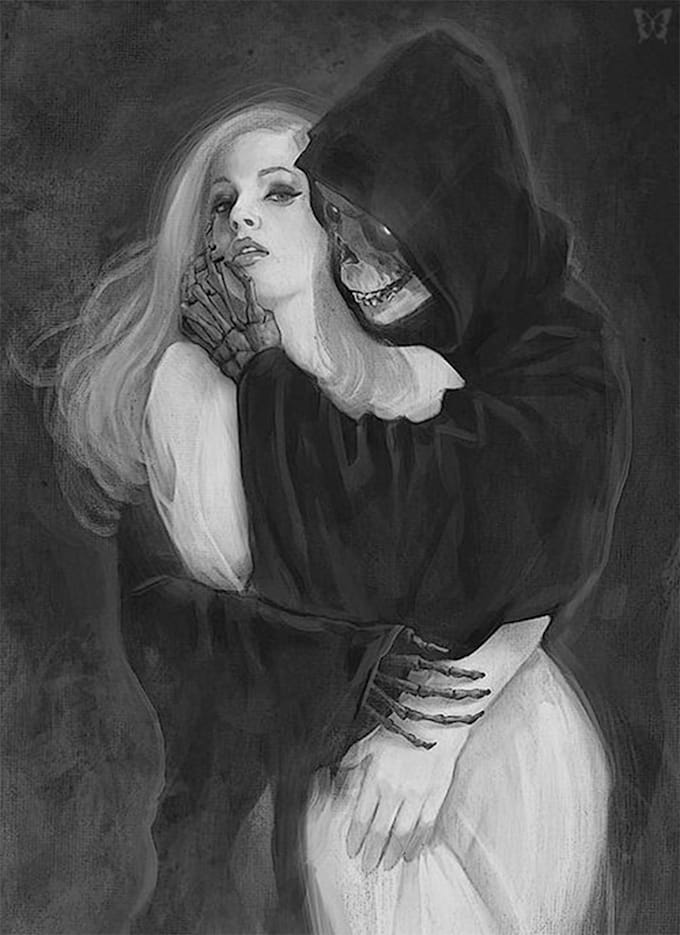 Draw fantasy digital illustration art by Antlerelectroni Fiverr