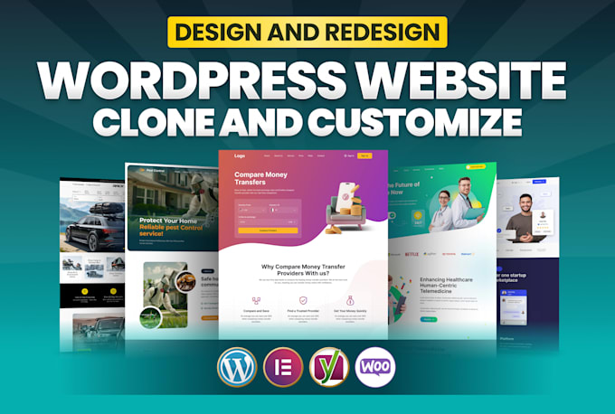 build wordpress website, design and develop ecommerce store by elementor builder