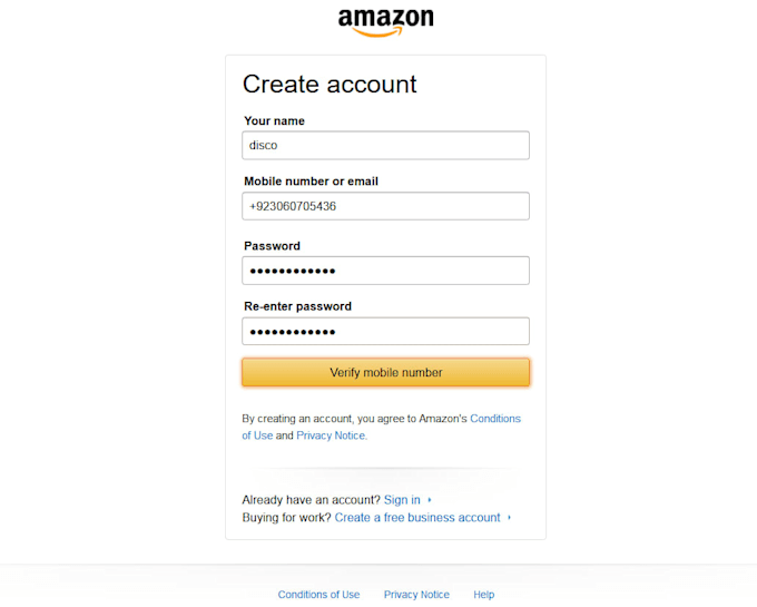 Do automation for amazon account creation by Wajeeh_1 | Fiverr