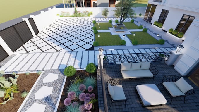 do back yard and front yard design